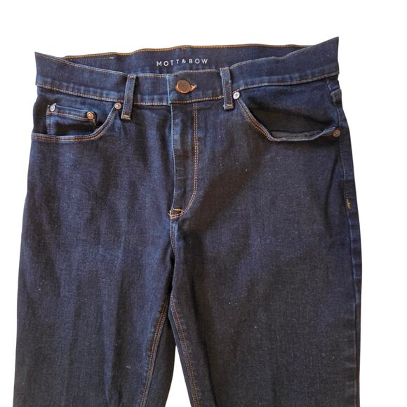 Mott & Bow Dark Wash Straight Leg Jeans Men's sz 32x32 - Picture 5 of 11